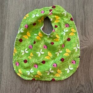 Colorful Baby Bib with Ladybug Design